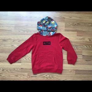KITH Kids Red Hoodie Size 10/11